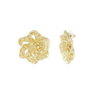 Luminious Flower Earrings / GOLD