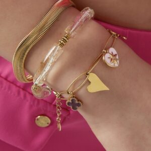 Lovely Charm Butterfly Bracelet / GOLD