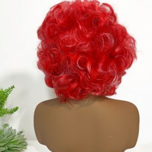 Frontal Wavy Red Highlight Lace Wig