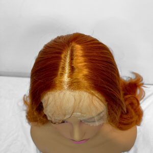 Middle Part Body Wave Ginger Frontal Wig 28 inches