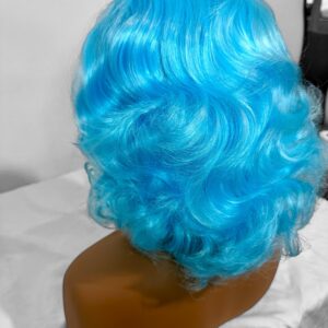 13x4 Baby Blue Body Wave Front Wig