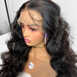 13X6 Wavy Long Lace Frontal Wig, 32 inches