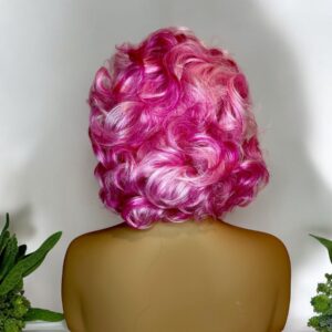 13x4 Rose Pink Ombre Lace Frontal Wig