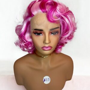 13x4 Rose Pink Ombre Lace Frontal Wig