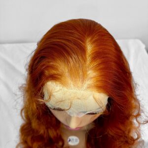 13x6 Deep Wave Ginger Frontal Lace Wig 32 inches