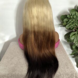 13x4 3 Tone Ombre Frontal Lace Wig 250% 22 Inches