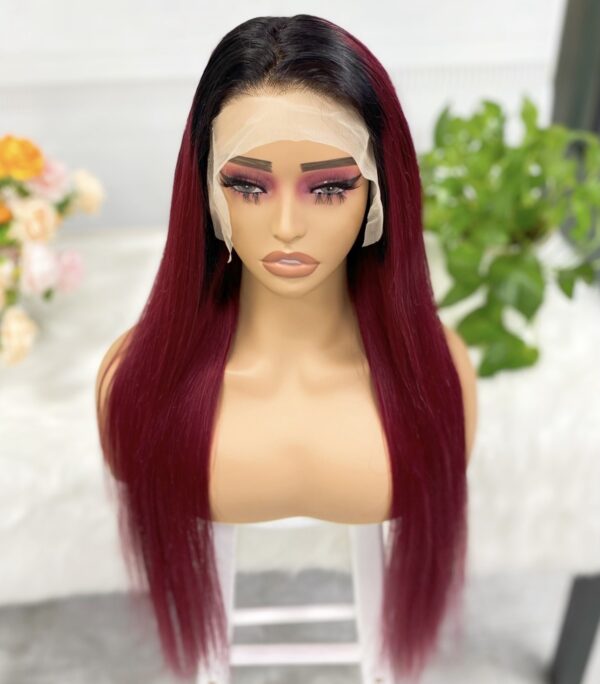 13x4 Straight Two Tone Lace Wig 250% 26 Inches